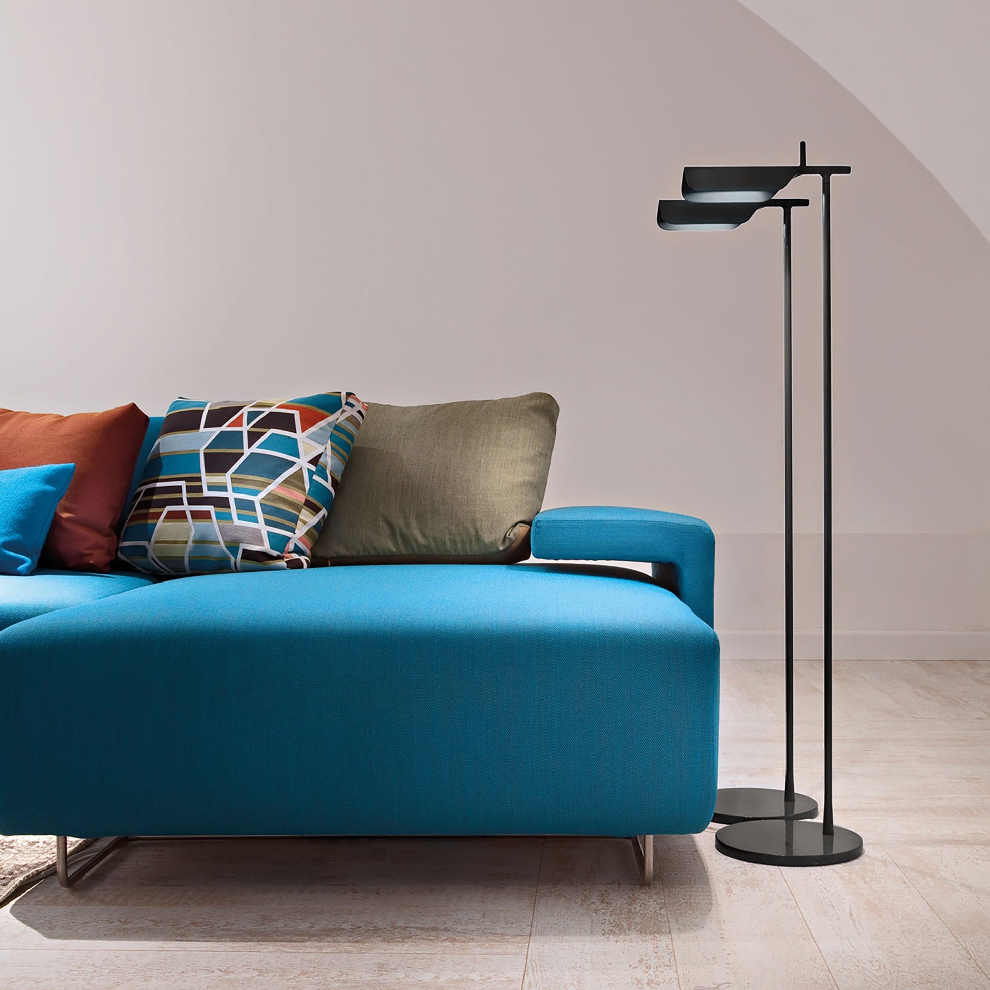 Tab LED Floor Lamp By Couch