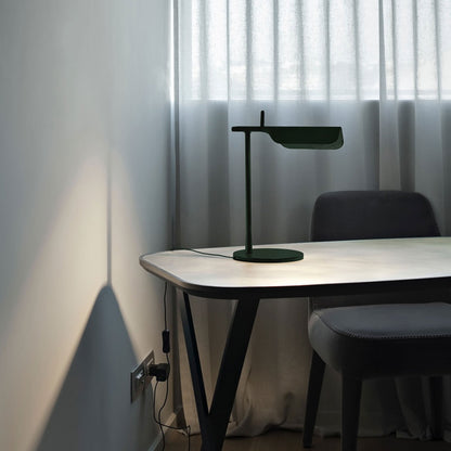 Tab LED Table Lamp On Table.