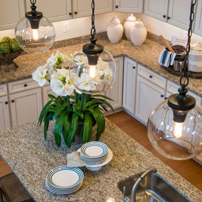 Tabby Pendant Light in kitchen.