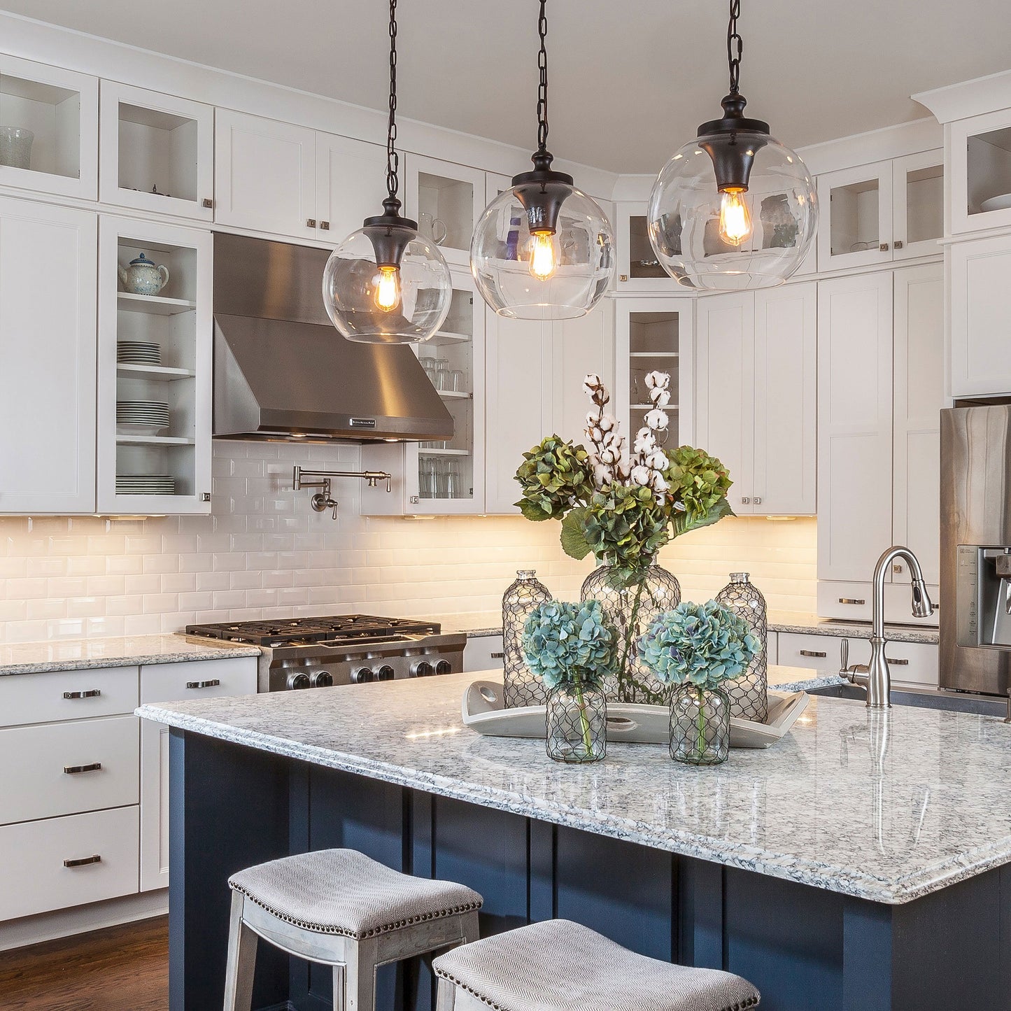 Tabby Pendant Light in kitchen.