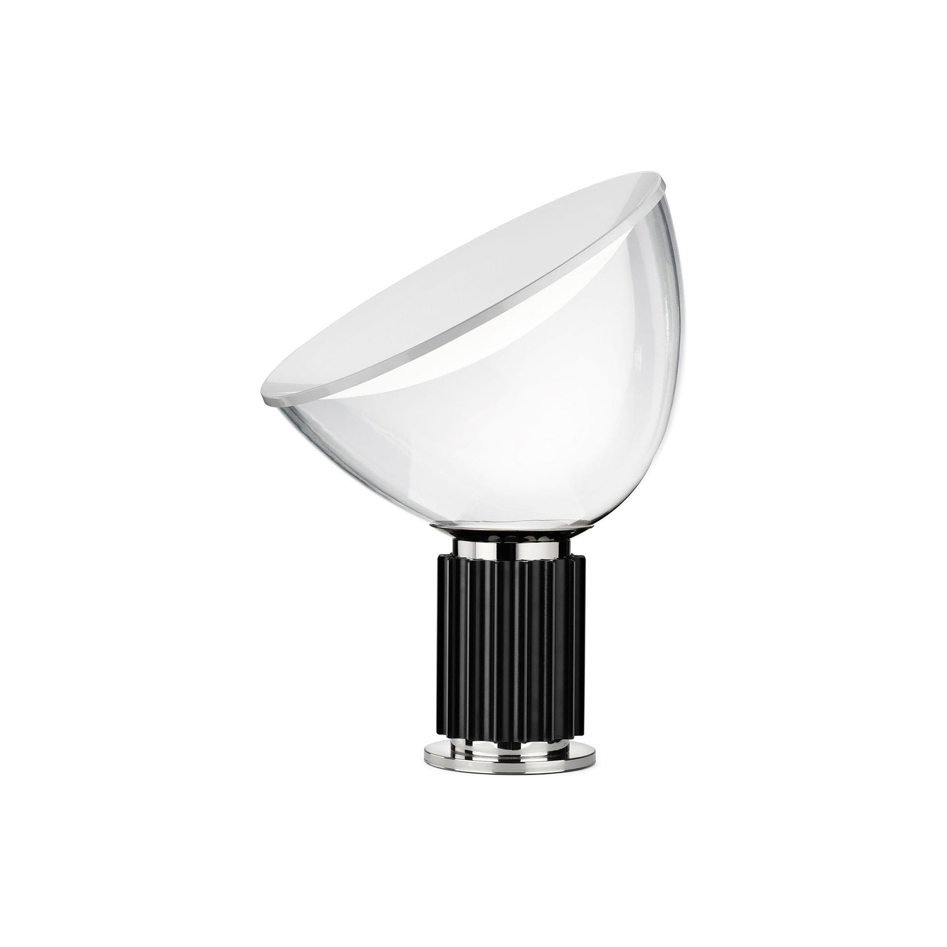 Taccia LED Table Lamp Small / Glass / Black.