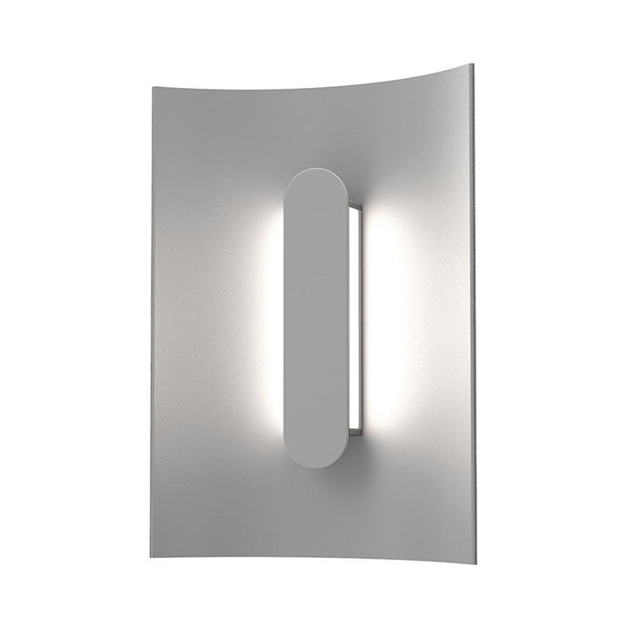 Tairu™ Outdoor LED Wall Light in Small/Textured Gray.