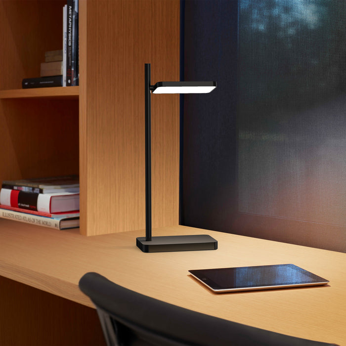 Talia LED Table Lamp in office.