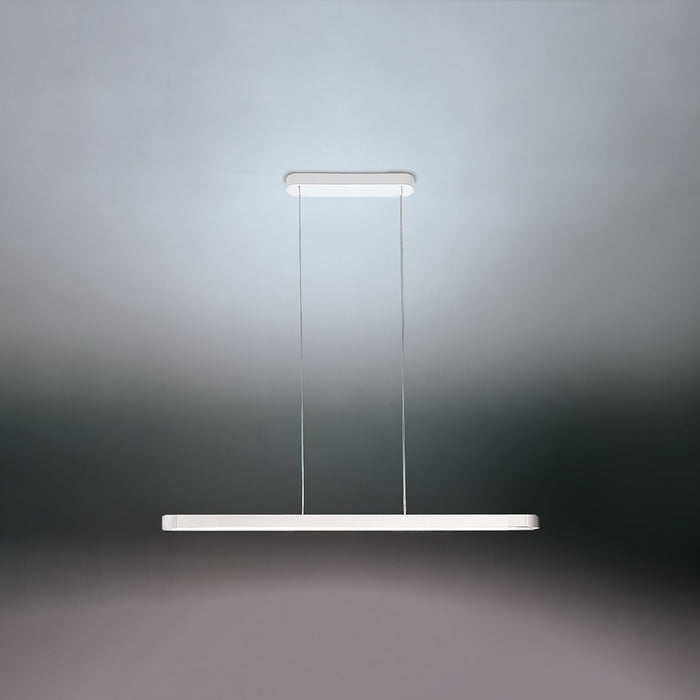 Talo LED Suspension Light in Silver/Large.