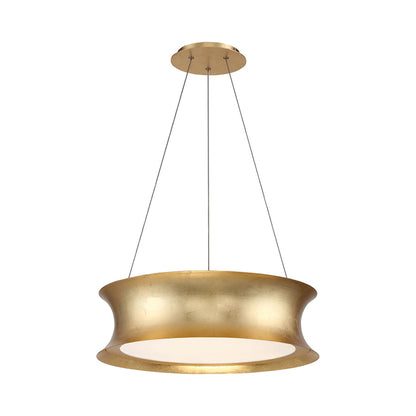 Tango LED Chandelier in Brass.