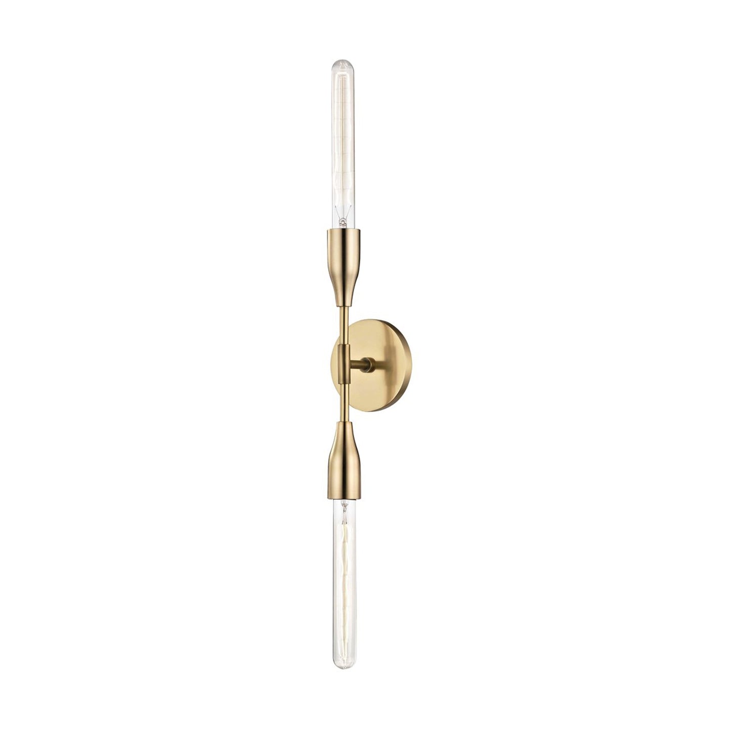 Tara Wall Light in Aged Brass (2-Light).