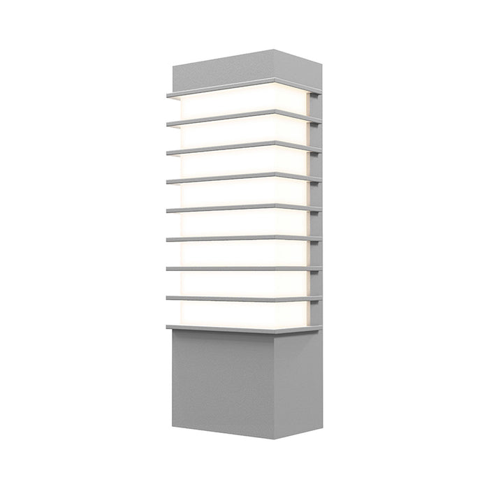 Tawa™ Outdoor LED Wall Light in Textured Gray (13" Slim).