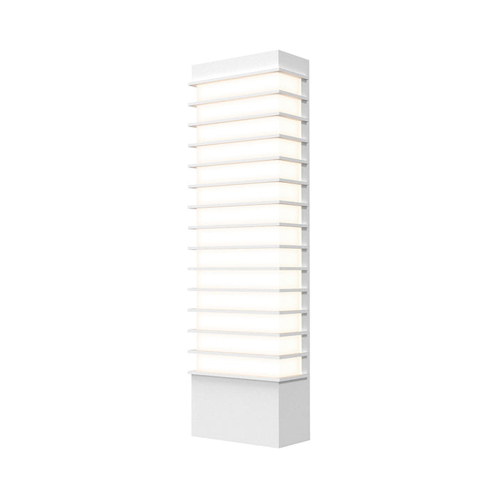 Tawa™ Outdoor LED Wall Light in Textured White (21").