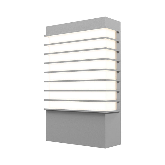 Tawa™ Outdoor LED Wall Light in Textured Gray (13" Wide).