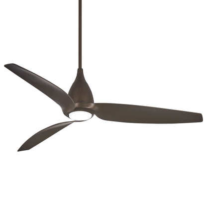 Tear LED Ceiling Fan in Oil Rubbed Bronze.