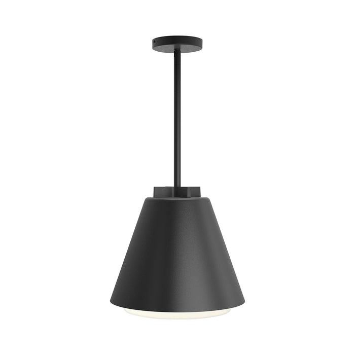 Bowman 12/18 Outdoor LED Pendant Light in Black (Small).