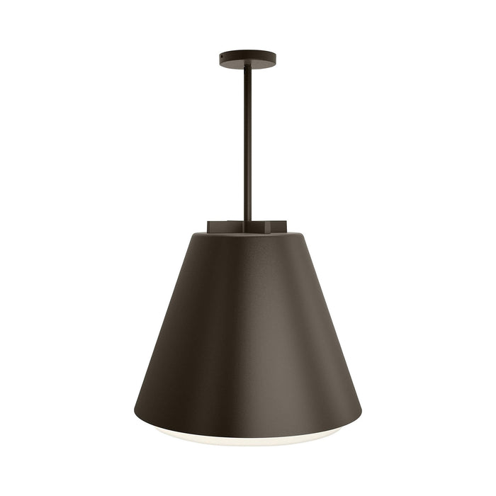 Bowman 12/18 Outdoor LED Pendant Light in Bronze (Large).