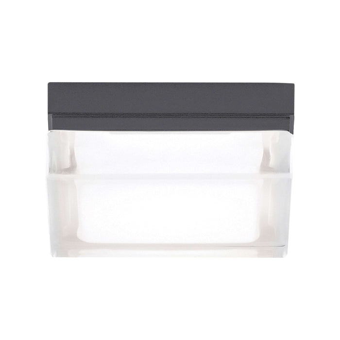 Boxie Outdoor LED Ceiling / Wall Light in Charcoal (Small).