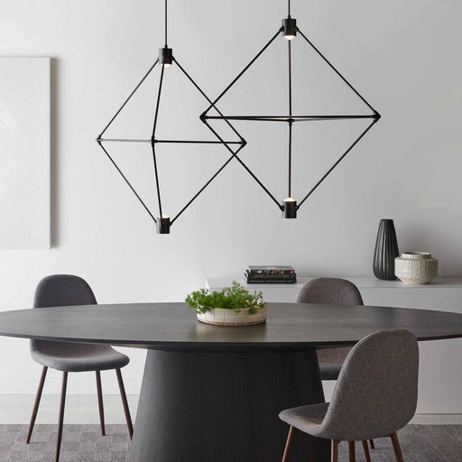 Candora LED Pendant Light in dining room.