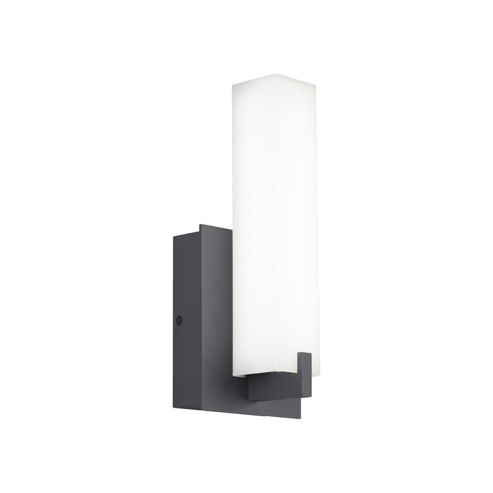 Cosmo Outdoor LED Wall Light in Charcoal (Small).