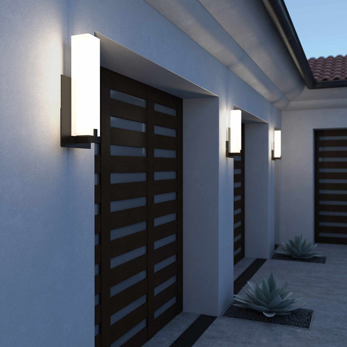 Cosmo Outdoor LED Wall Light in Porch.