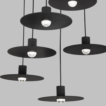Eaves LED Multi Light Pendant Light in Detail.