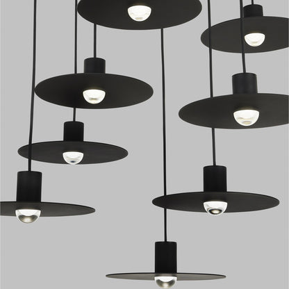 Eaves LED Multi Light Pendant Light in Detail.