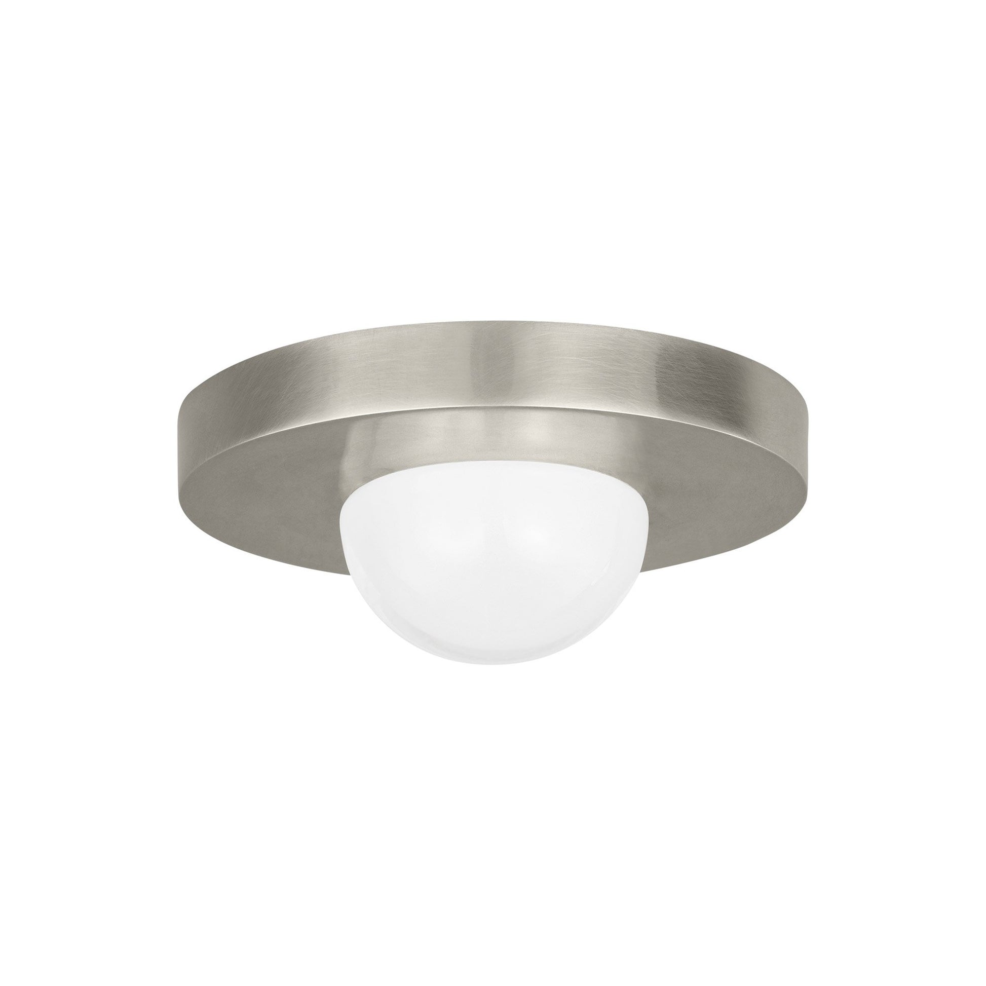 Ebell LED Flush Mount Ceiling Light in Antique Nickel (Mini).