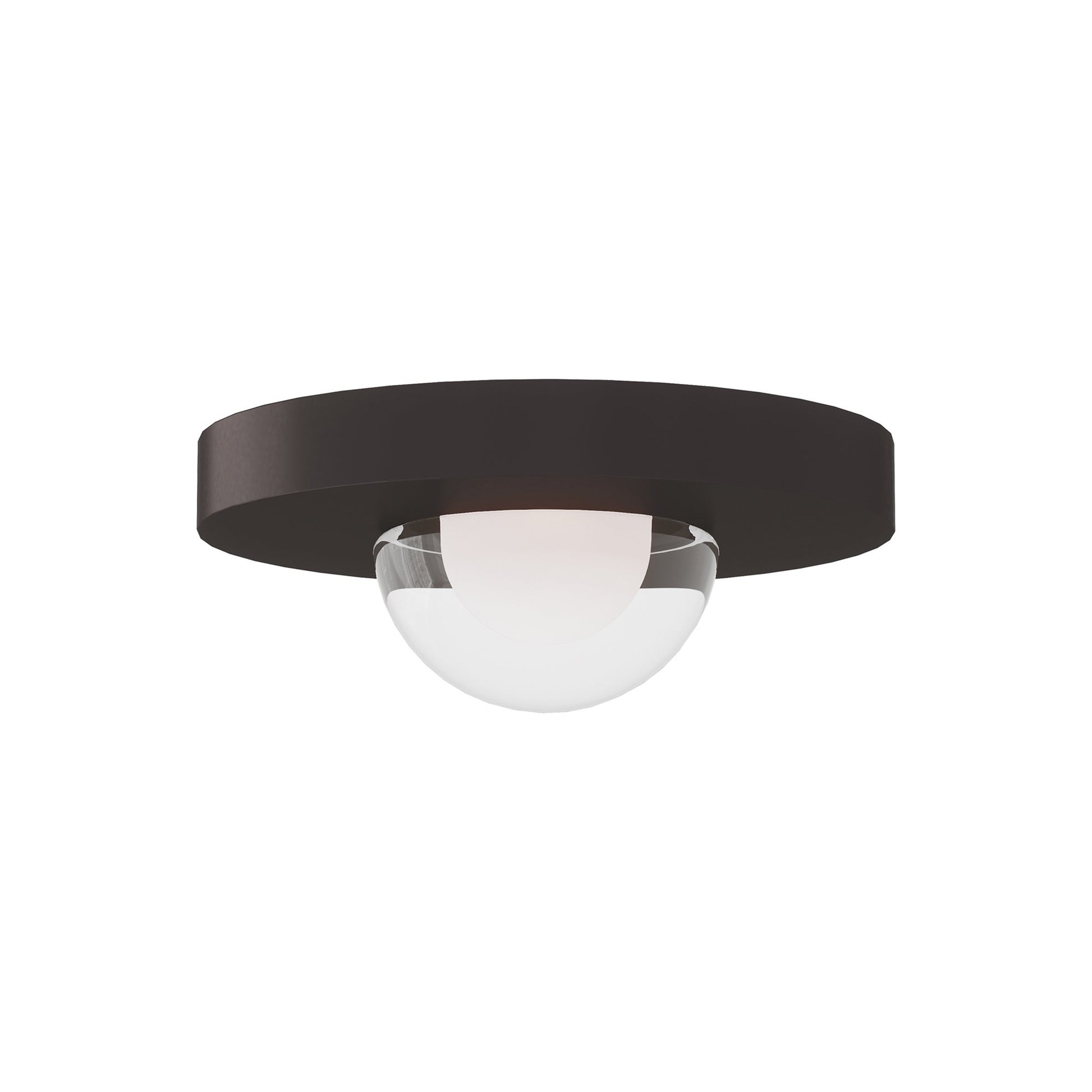 Ebell LED Flush Mount Ceiling Light in Dark Bronze (Mini).