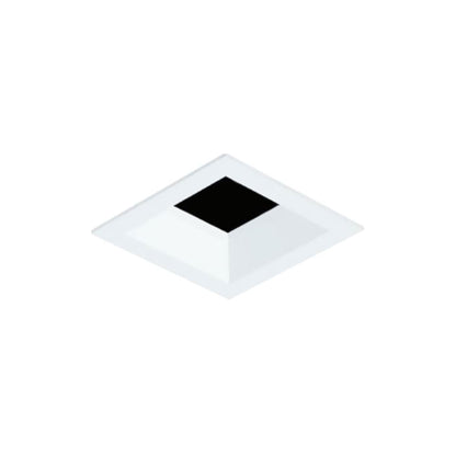 ELEMENT 3-Inch Square Bevel Recessed Trim in White.