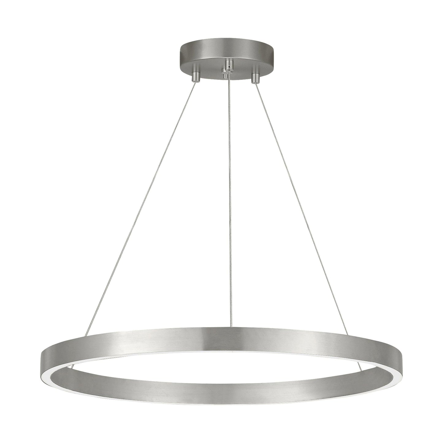 Fiama LED Suspension Light in Small/Satin Nickel.