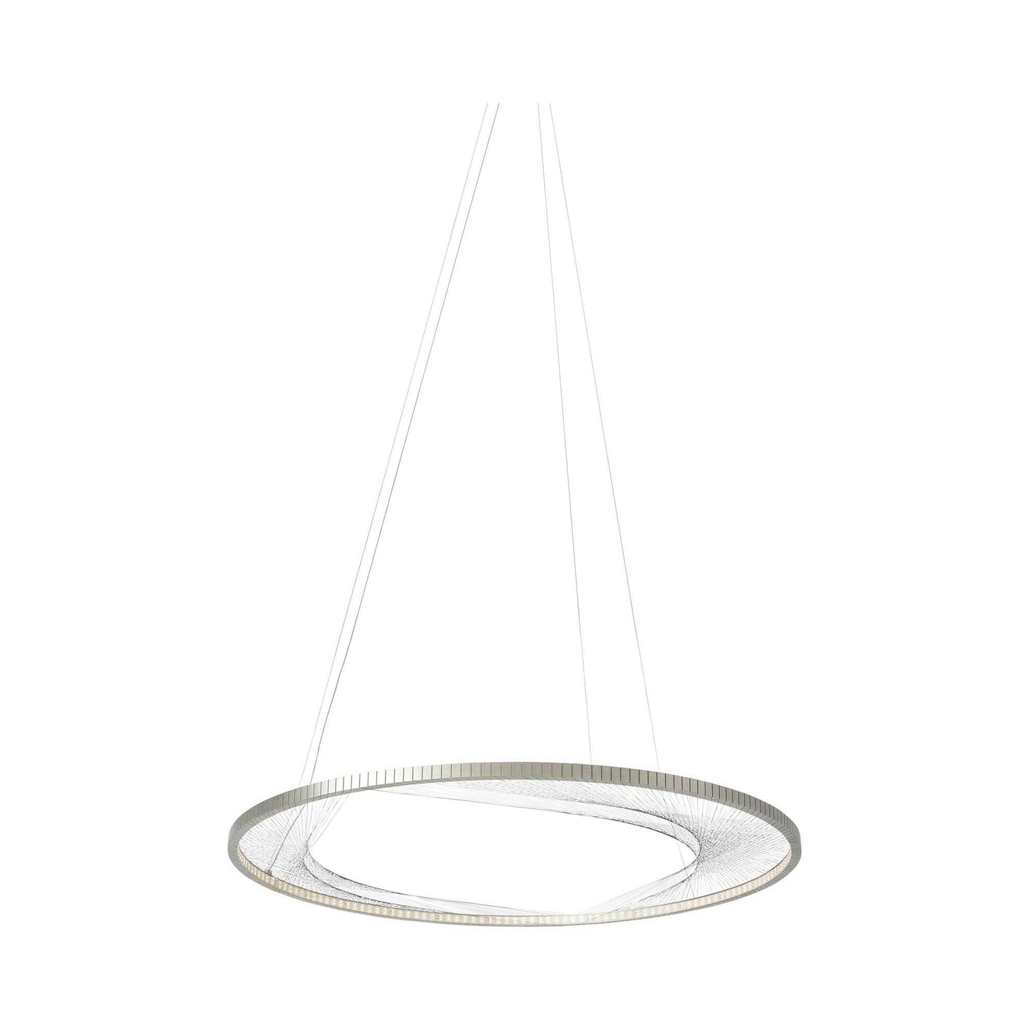 Interalce LED Chandelier in Satin Nickel (Large).