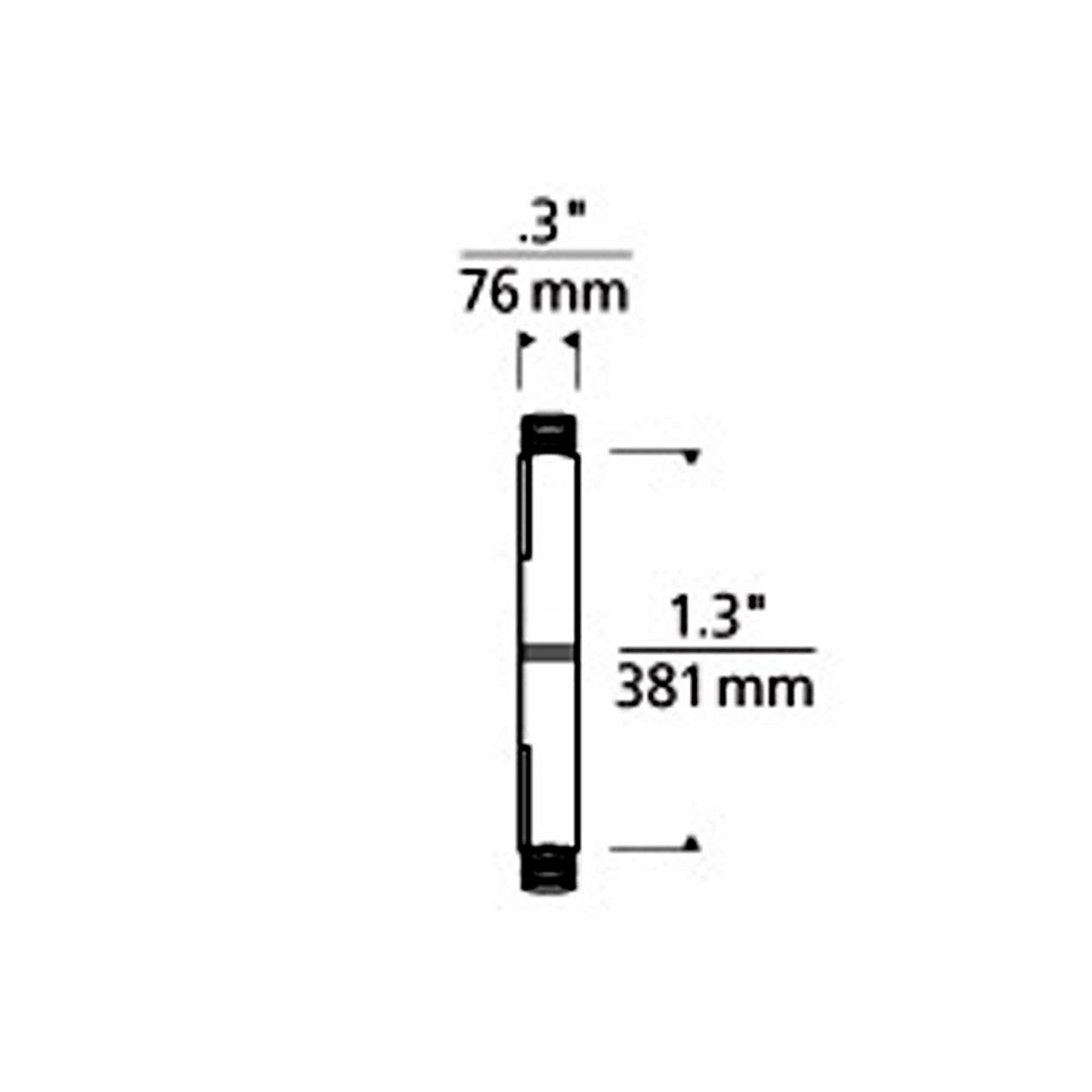 Kable Lite Power Jumpers - line drawing.