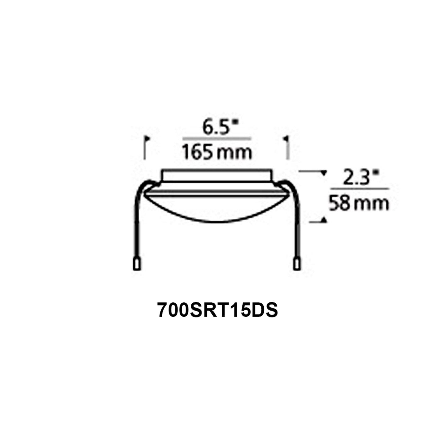 Kable Lite Surface Transformer - line drawing.