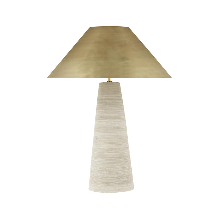 Karam LED Table Lamp in Cream (Medium).