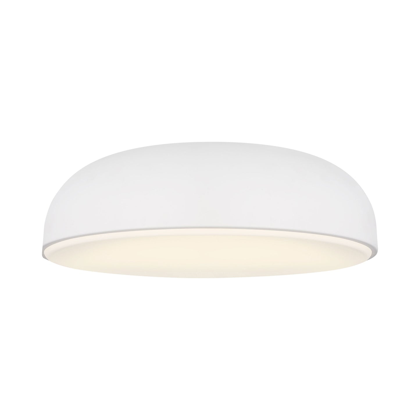 Kosa LED Flush Mount Ceiling Light in Matte White.