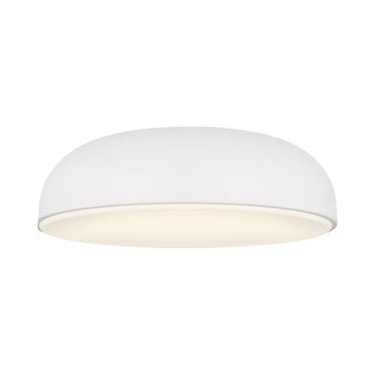 Kosa LED Flush Mount Ceiling Light in Matte White.