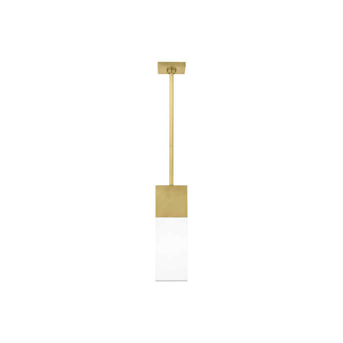 Kulma LED Pendant Light in Natural Brass (Small).