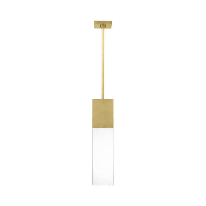 Kulma LED Pendant Light in Natural Brass (Medium).