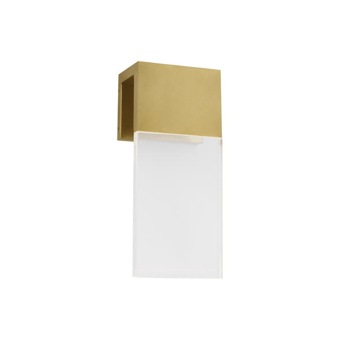 Kulma LED Wall Light in Natural Brass (Small).