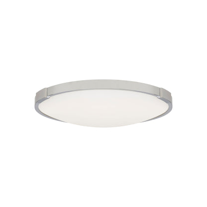 Lance LED Flush Mount Ceiling Light in Chrome (Small).