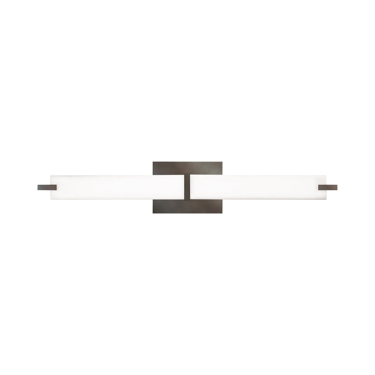 Metro LED Bath Vanity Light in Antique Bronze.