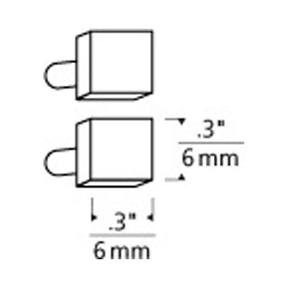 MonoRail End Caps - line drawing.