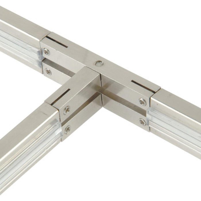 MonoRail T Connector in Satin Nickel.