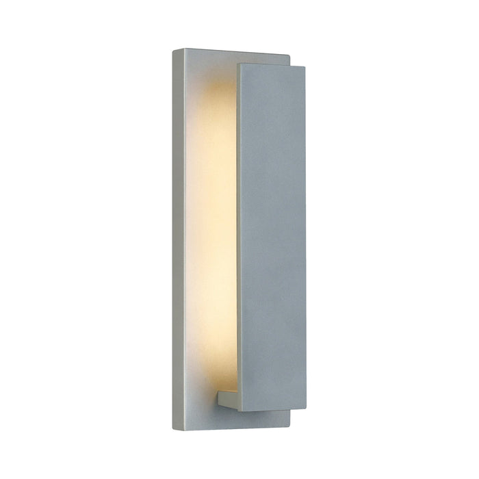 Nate Outdoor LED Wall Light in Silver (Large).