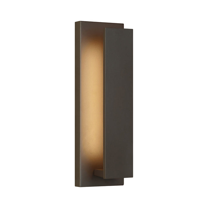 Nate Outdoor LED Wall Light in Bronze (Large).