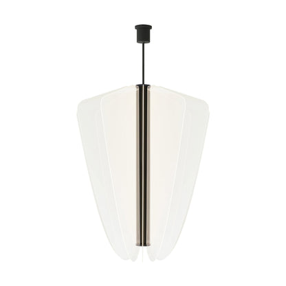 Nyra LED Pendant Light in Nightshade Black (Large).