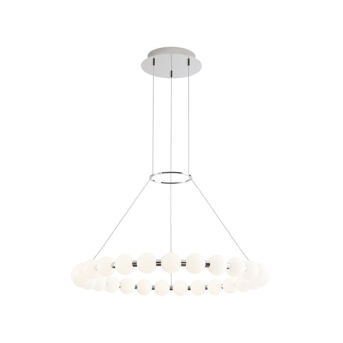 Orbet LED Chandelier in Polished Nickel (Small).