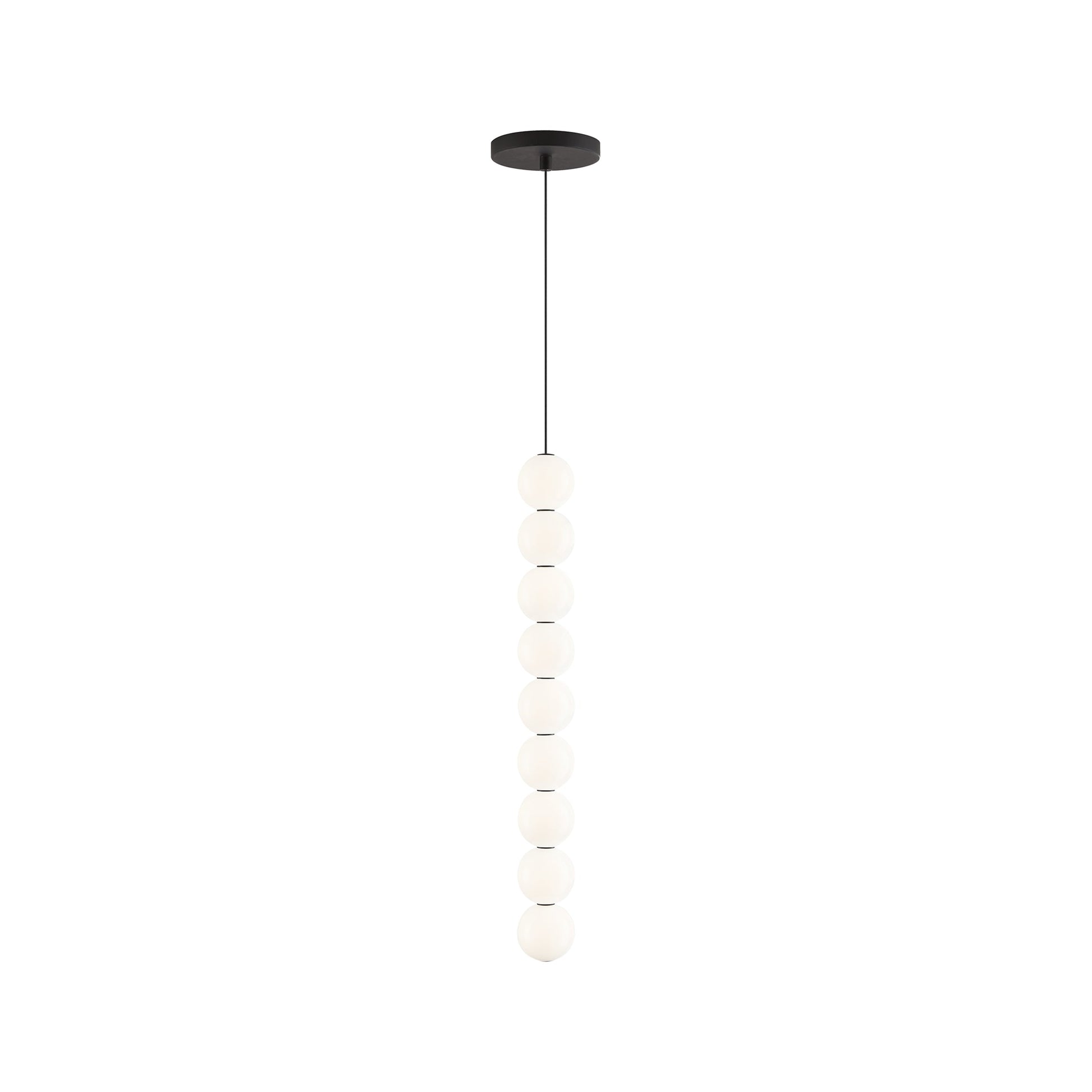 Orbet LED Pendant Light in Nightshade Black (9-Light).