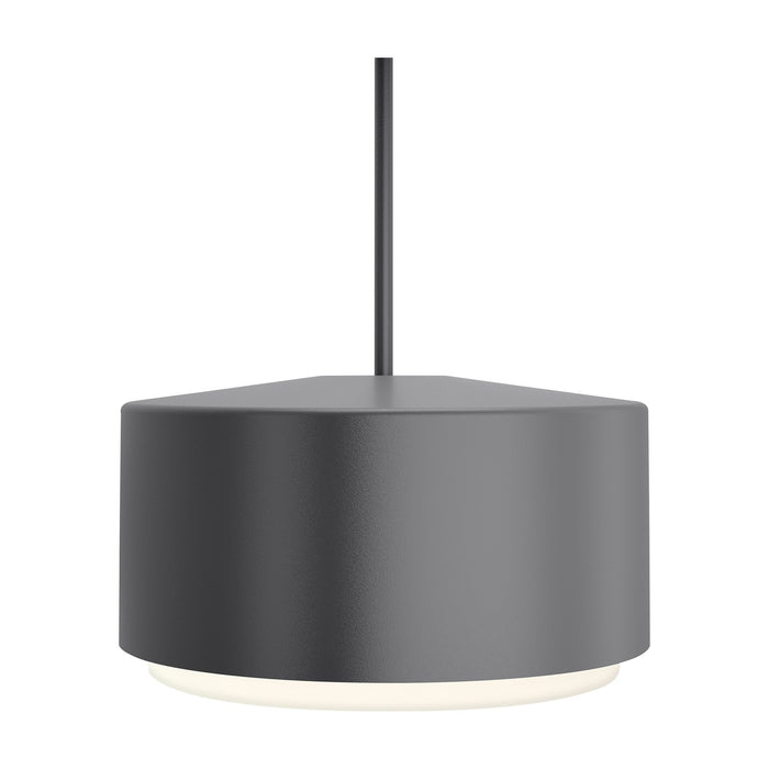 Roton Outdoor LED Pendant Light in Charcoal (Large).