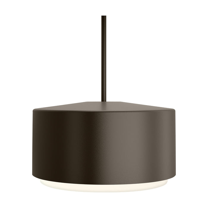 Roton Outdoor LED Pendant Light in Bronze (Large).