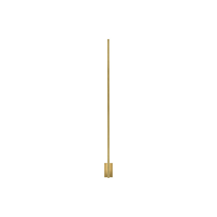 Stagger LED Wall Light in Natural Brass (Large).