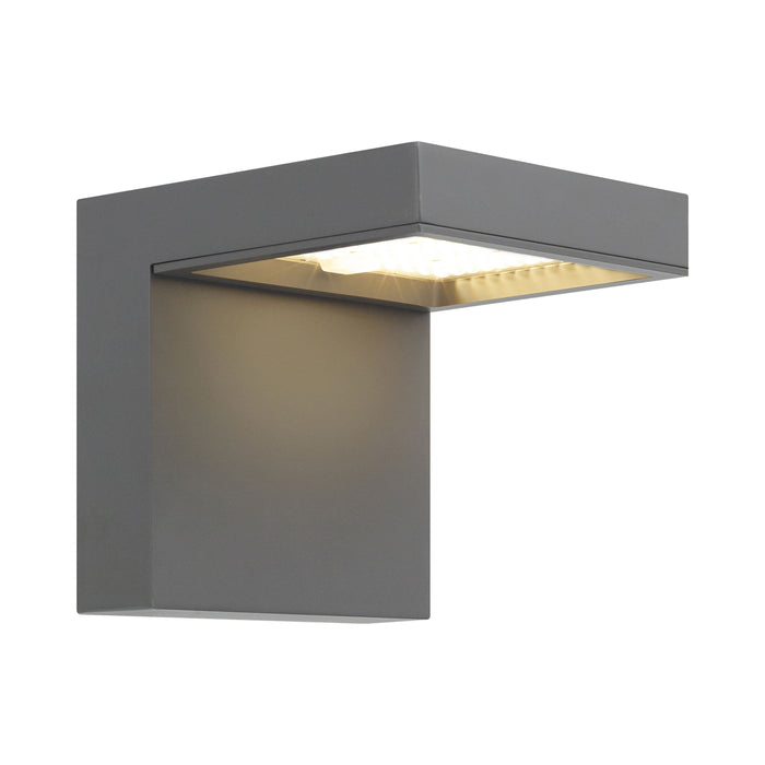 Taag 10 Outdoor LED Wall Light in Charcoal.