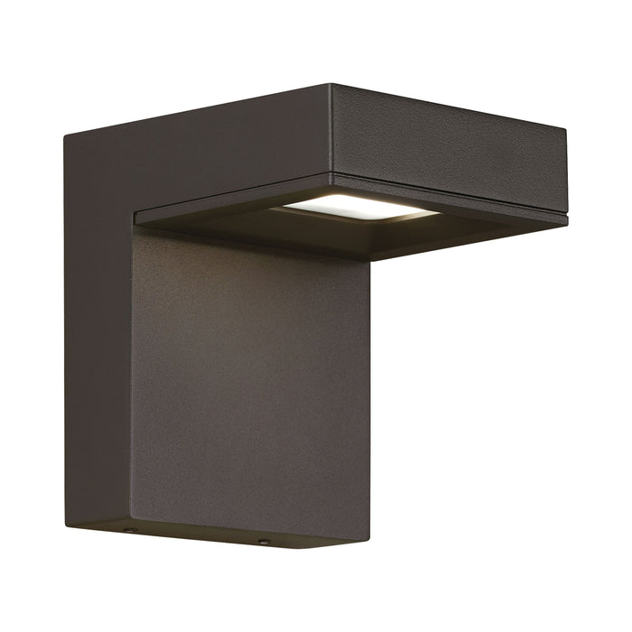 Taag 6 Outdoor LED Wall Light in Bronze.
