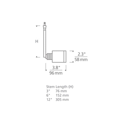 Tellium Low Voltage Head - line drawing.